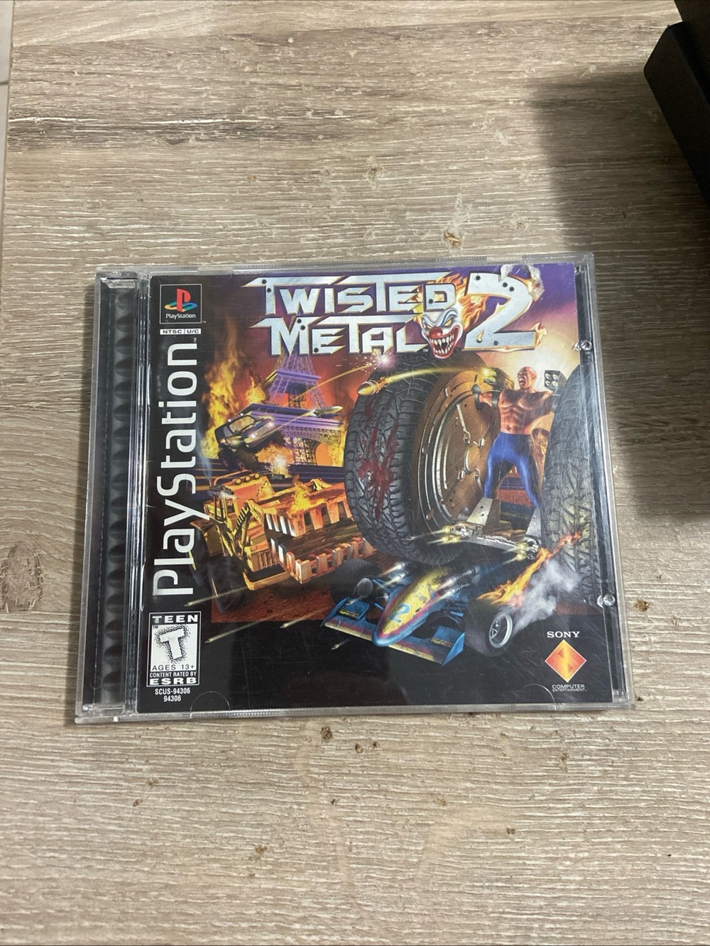 Twisted Metal 2 Black Label Sony PlayStation 1 PS1 Case And Manual Only